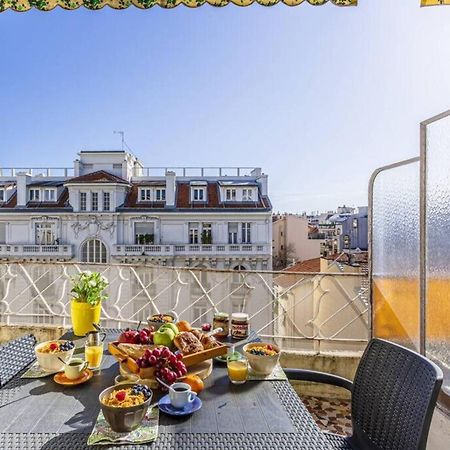 Fleurs 22 - City Center - Modern W Terrace Niza Exterior foto